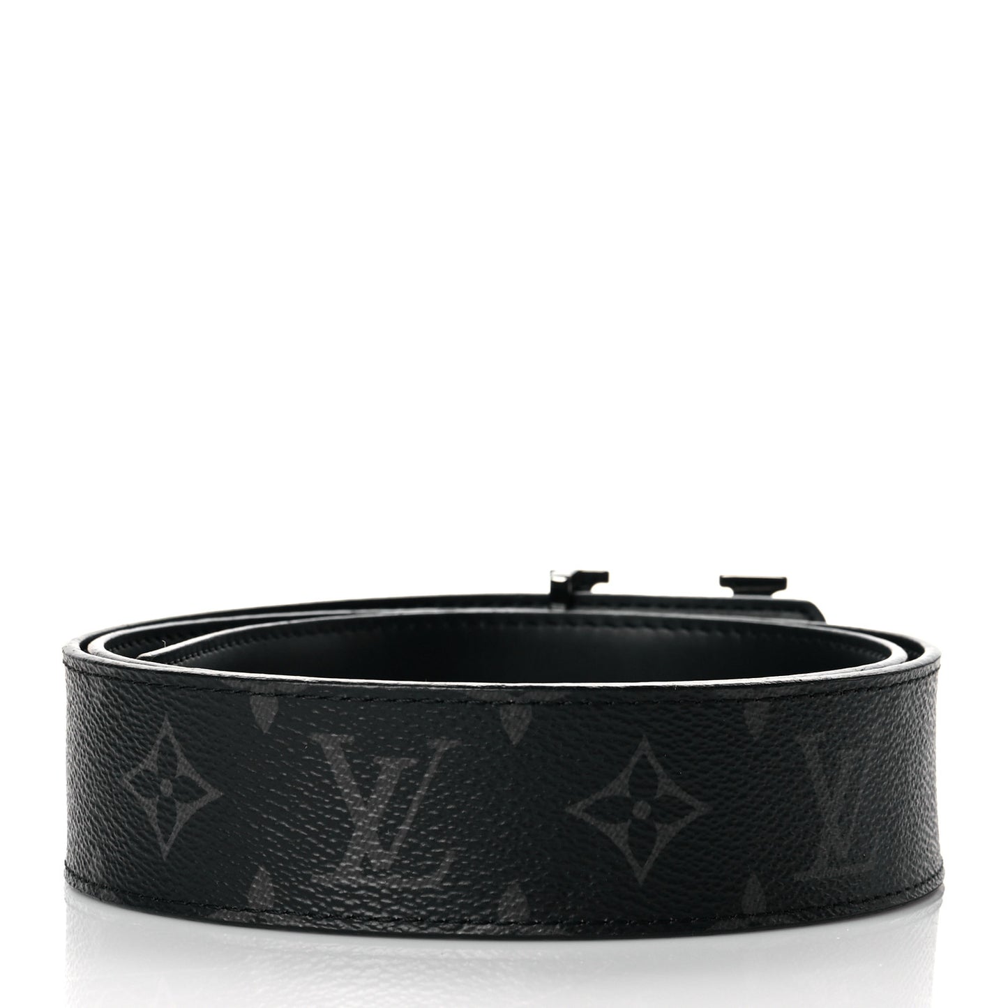 Monogram Eclipse Taigarama 40mm LV Initiales Reversible Belt 90 36 Black