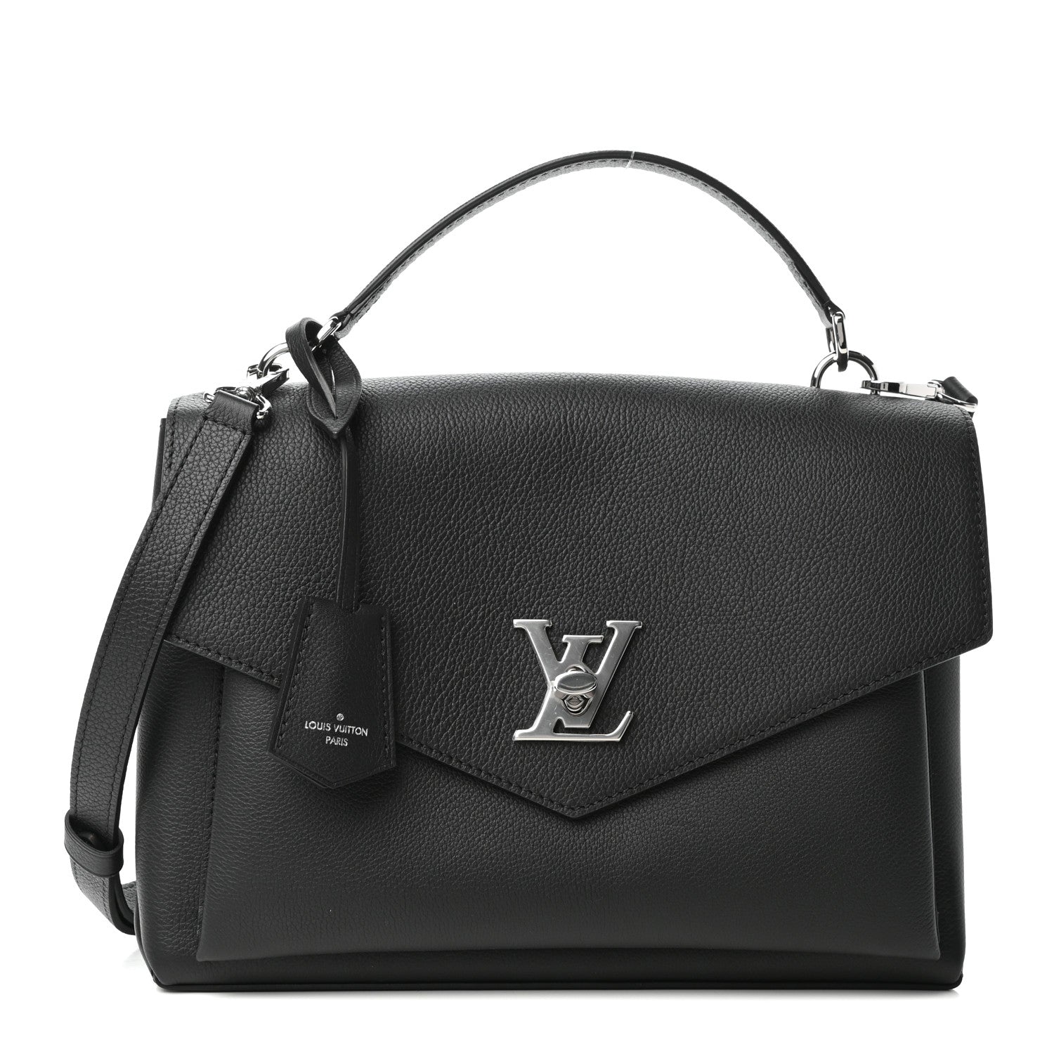 Louis Vuitton Soft Calfskin My Lockme Top Handle Black 2 of 10