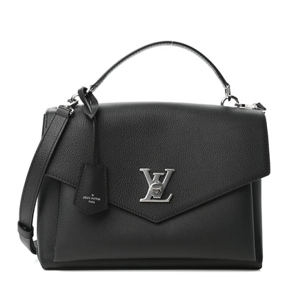 Louis Vuitton Soft Calfskin My Lockme Top Handle Black 2 of 10