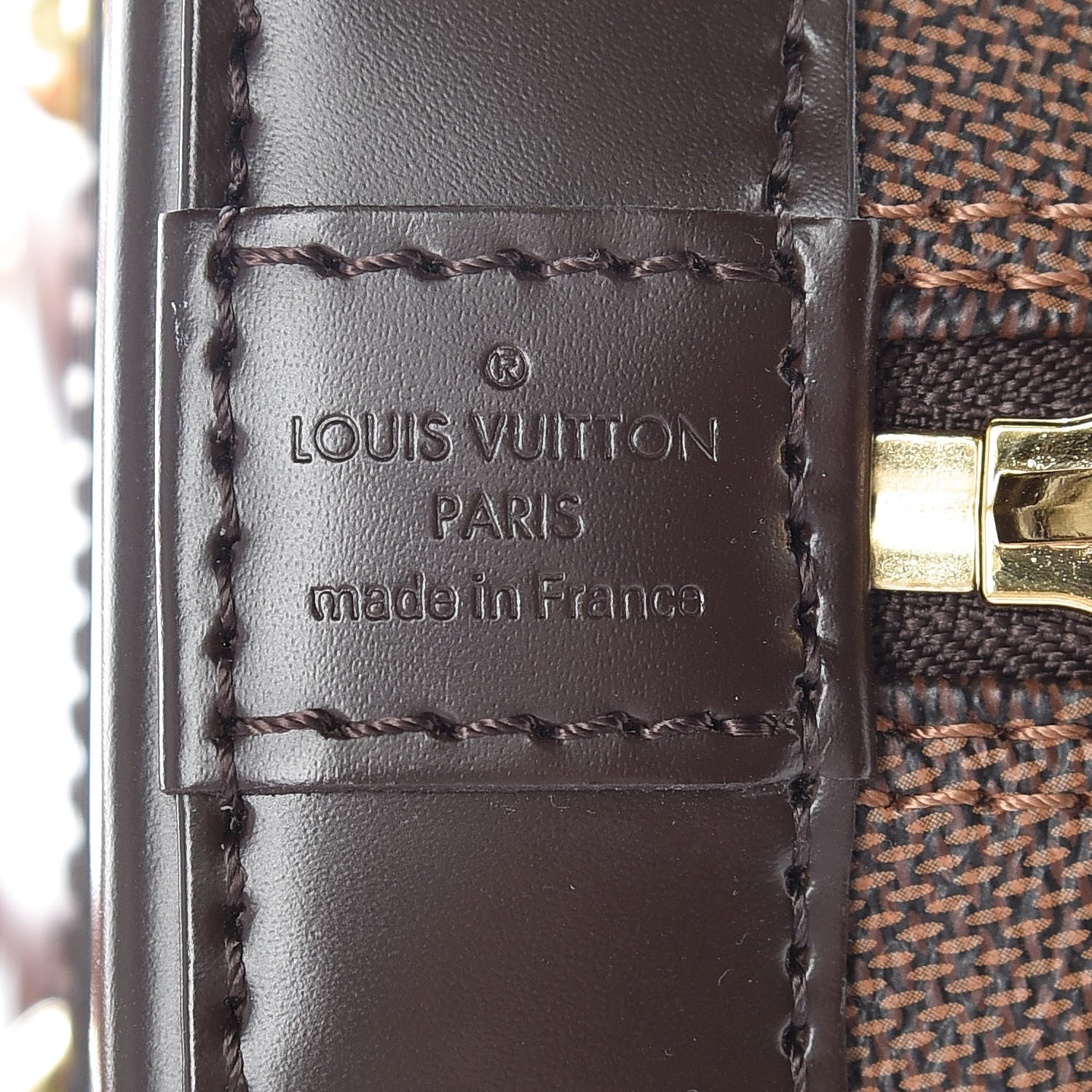 Louis Vuitton Damier Ebene Alma BB 7 of 12