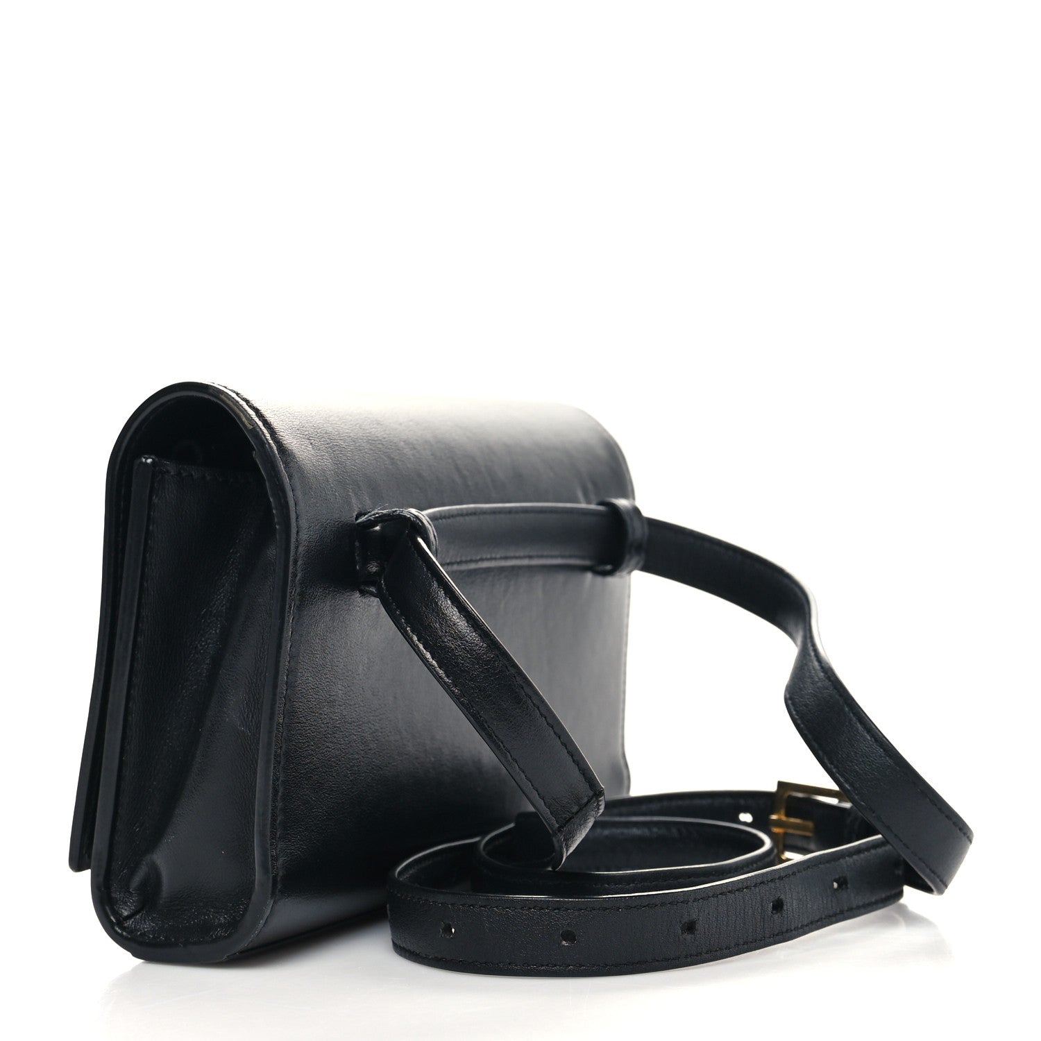 Saint Laurent Smooth Calfskin Monogram Kate Belt Bag Black 3 of 12