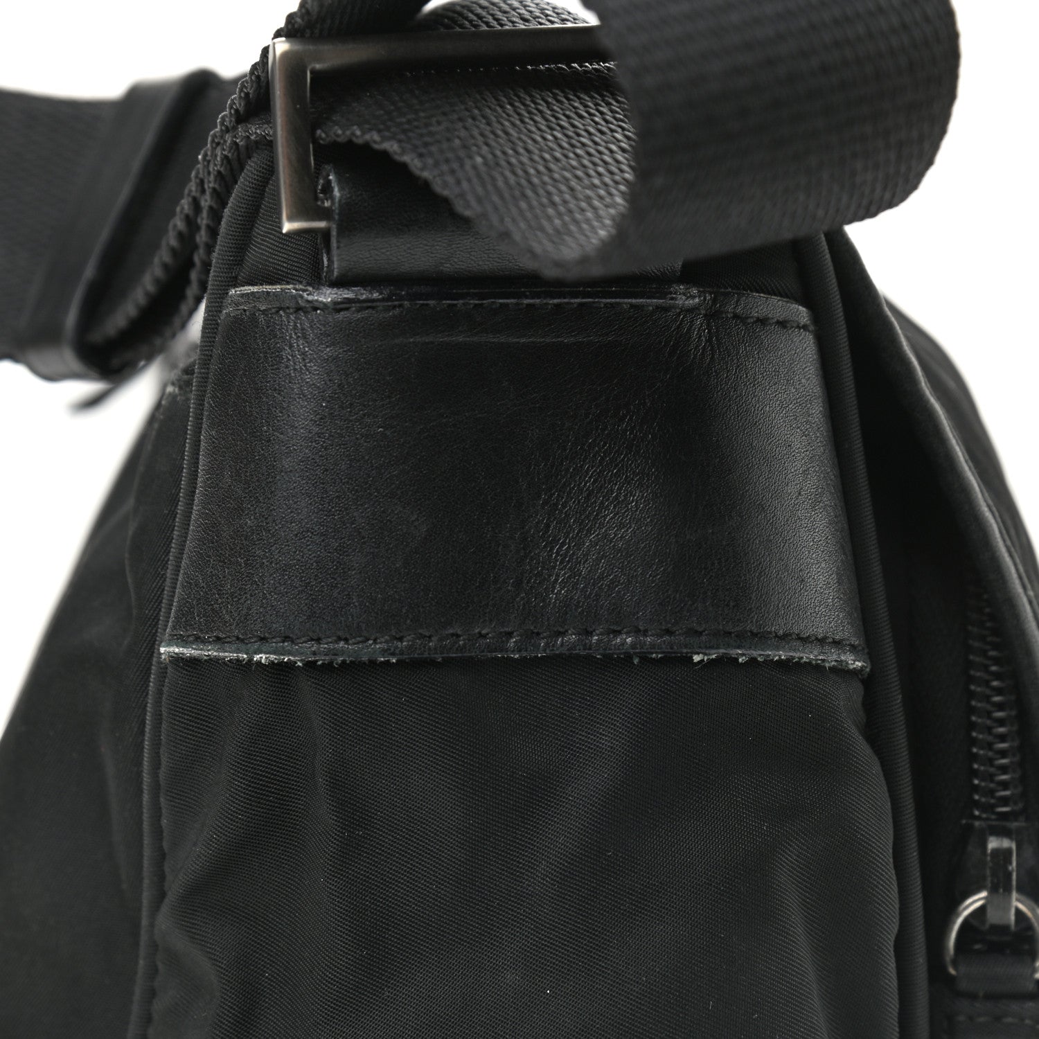 Prada Tessuto Nylon Vela Messenger Bag Black 11 of 13