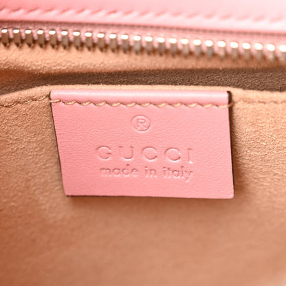 Gucci Calfskin Matelasse Small GG Marmont Chain Shoulder Bag Wild Rose 6 of 10
