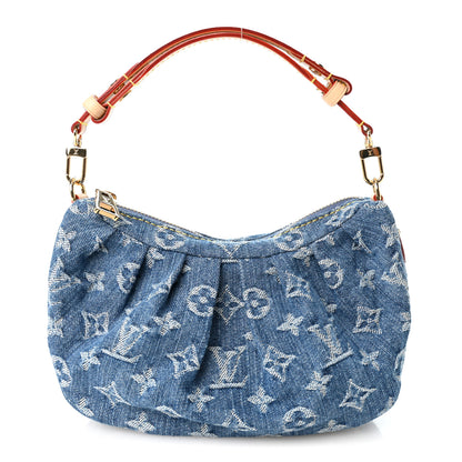 Louis Vuitton Monogram Denim Pochette Valley Blue 1 of 9