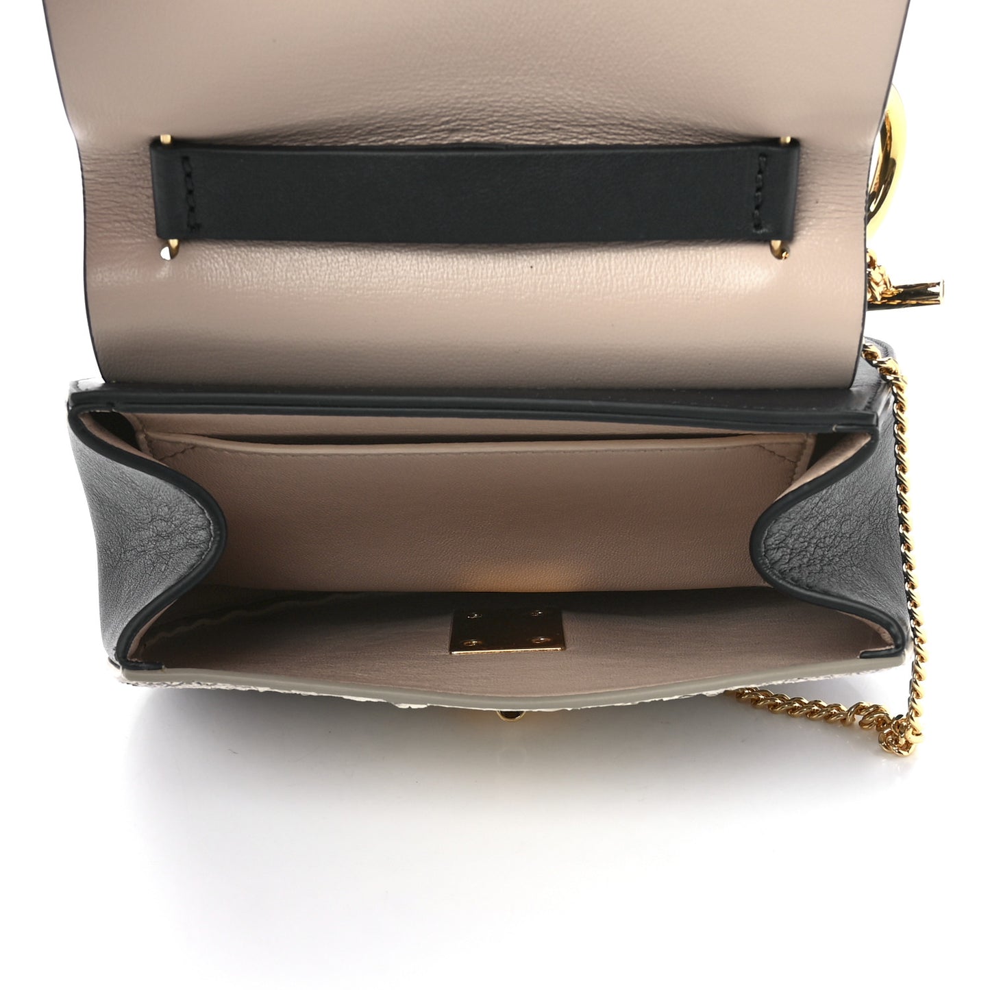 Python Smooth Calfskin Mini Drew Shoulder Bag