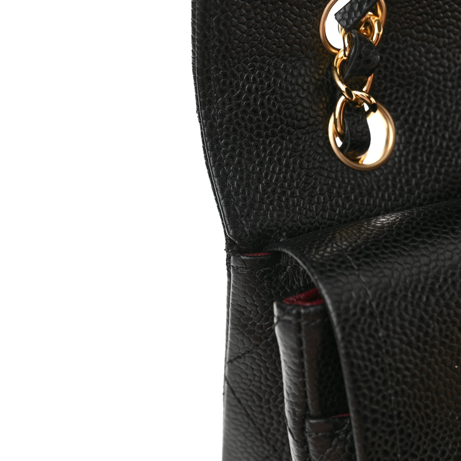 Chanel Caviar Quilted Medium Double Flap Black 11 of 12