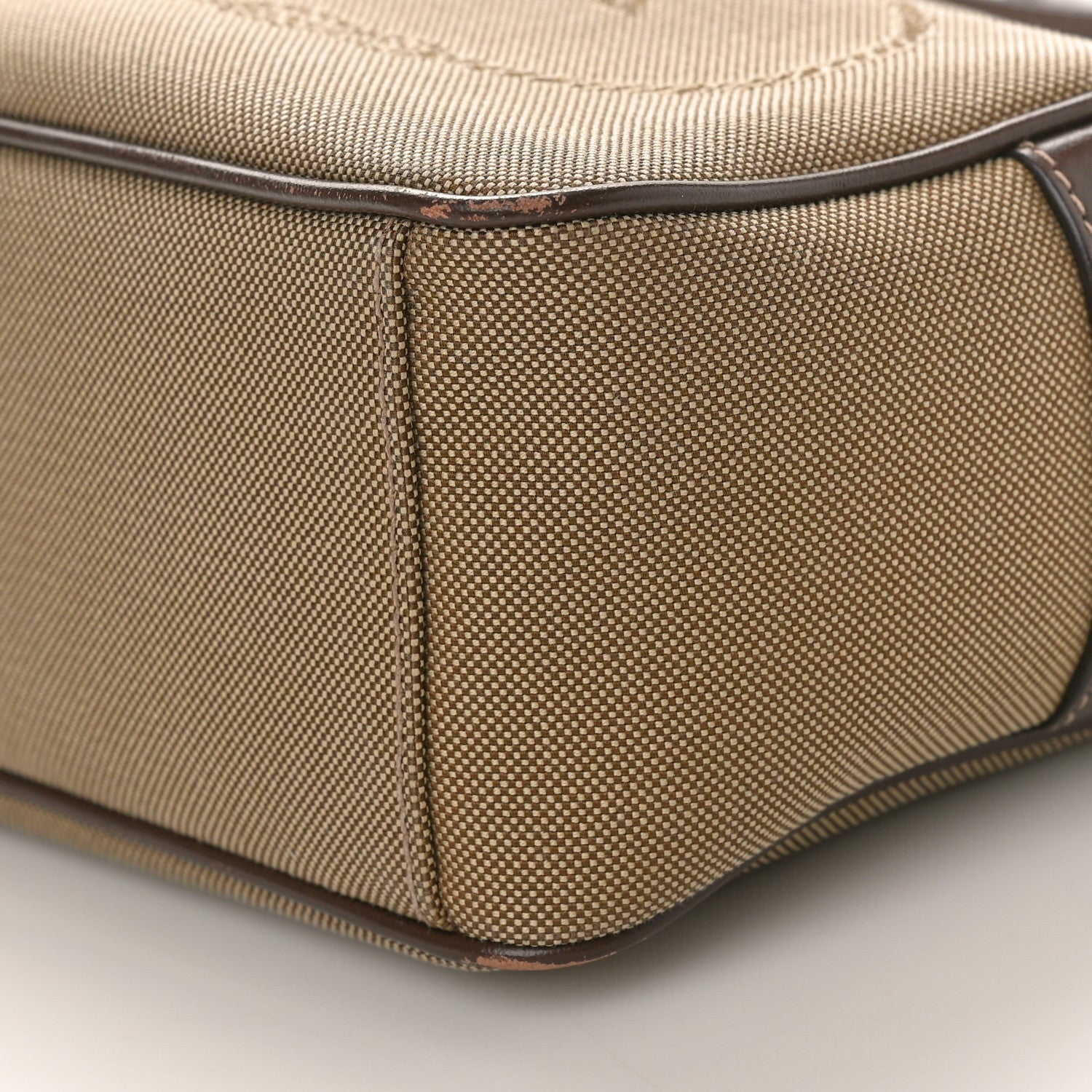 Prada Jacquard Logo Camera Bag Corda Bruciato 9 of 10