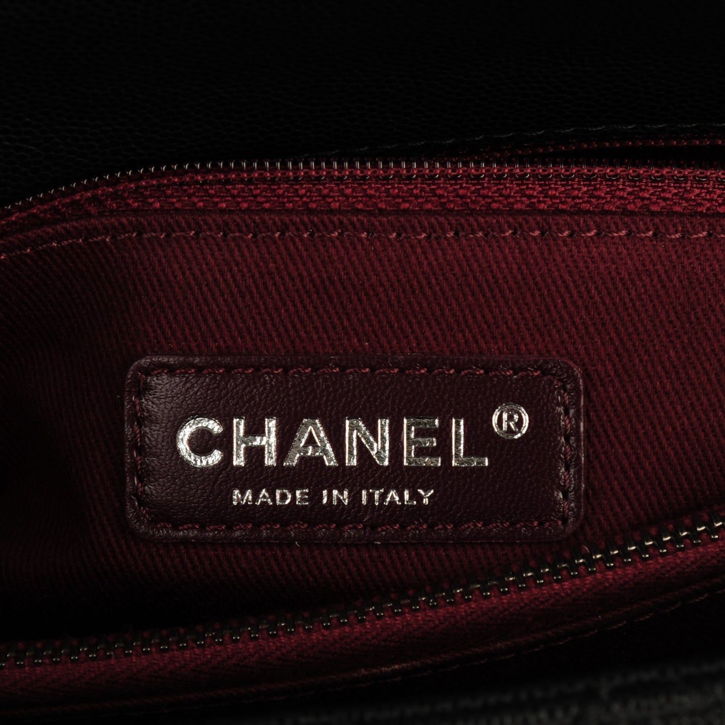 Caviar Quilted Medium Coco Handle Flap Black