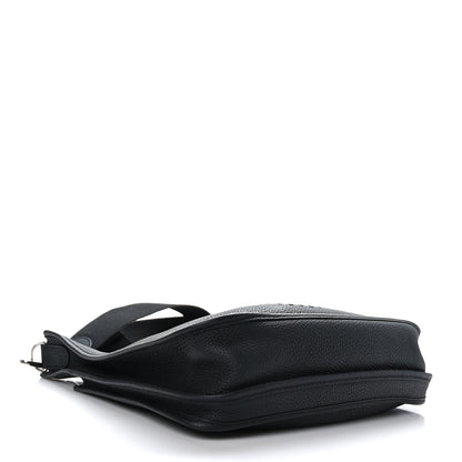 Hermes Taurillon Clemence Evelyne III PM Black 4 of 8
