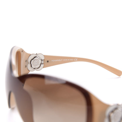 Chanel Camellia CC Sunglasses 6032 Beige 5 of 7