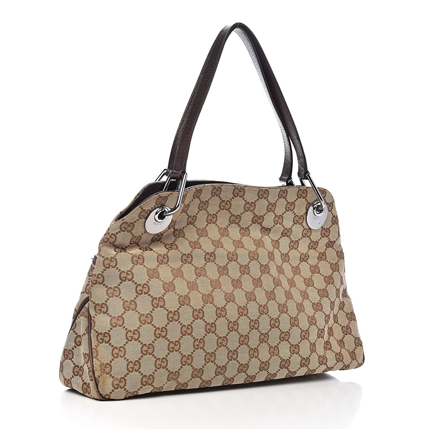 Gucci Monogram Medium Eclipse Shoulder Bag Dark Brown 3 of 13