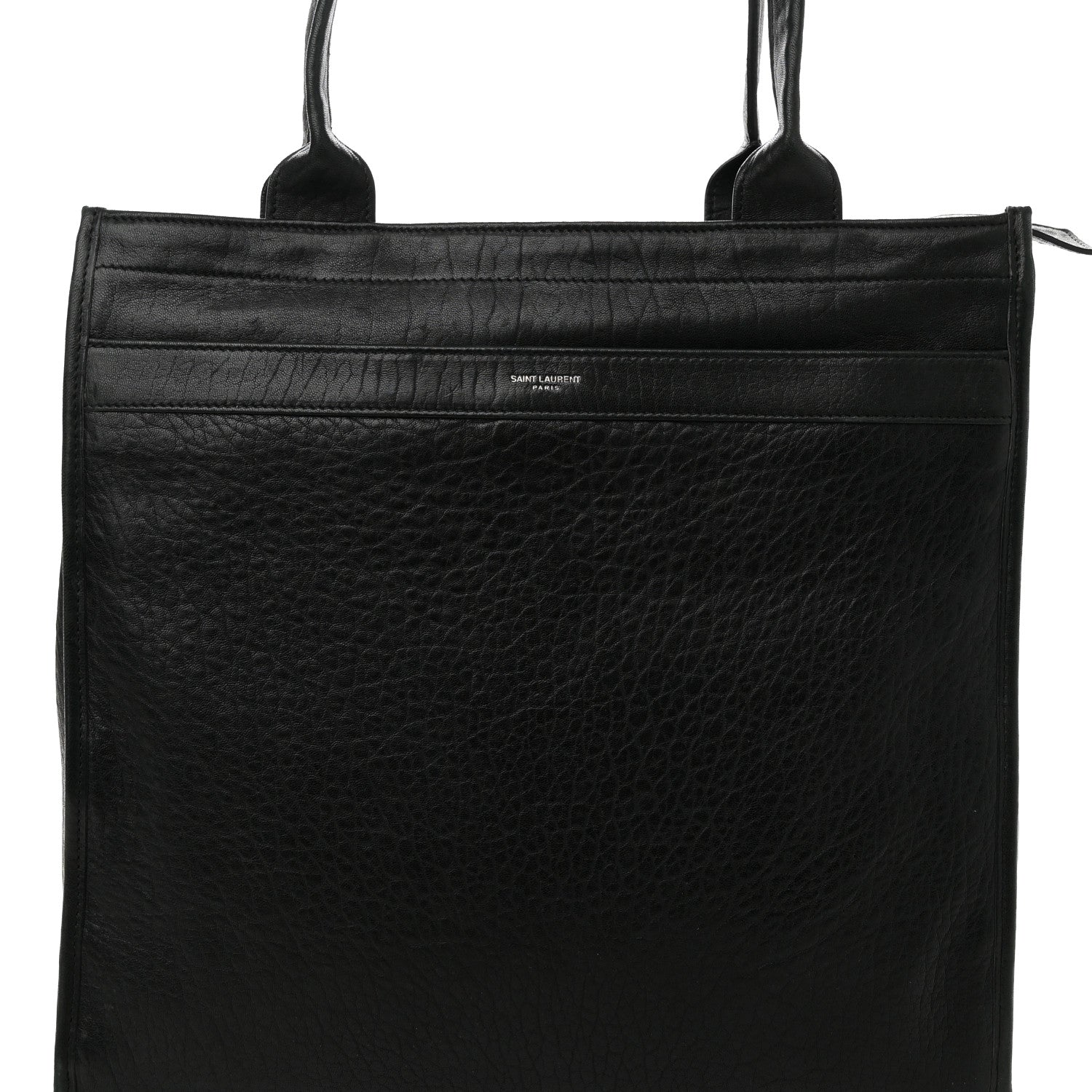 Saint Laurent Sheepskin Sac Cabas Tote Black 7 of 10