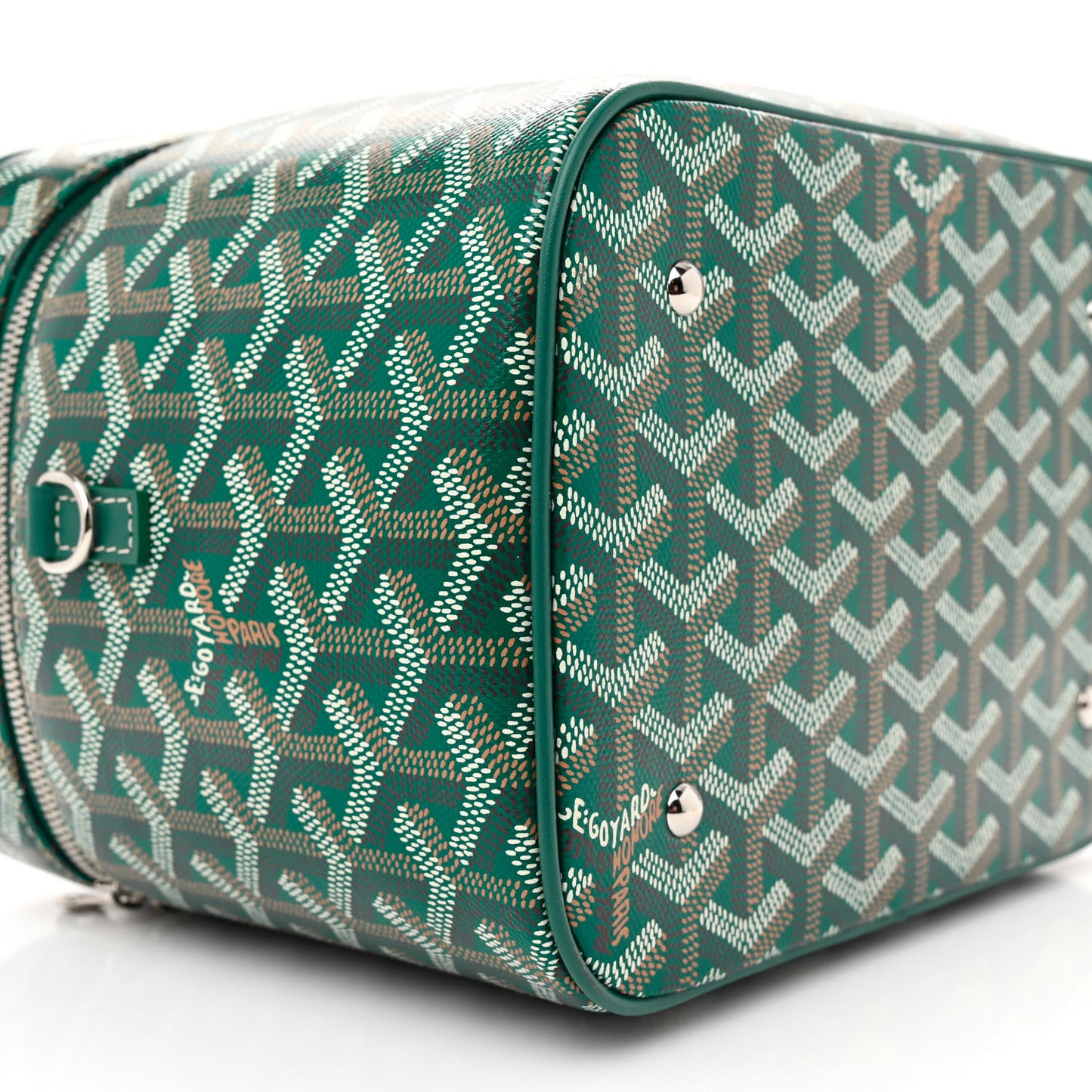Goyardine Muse Vanity Case Green