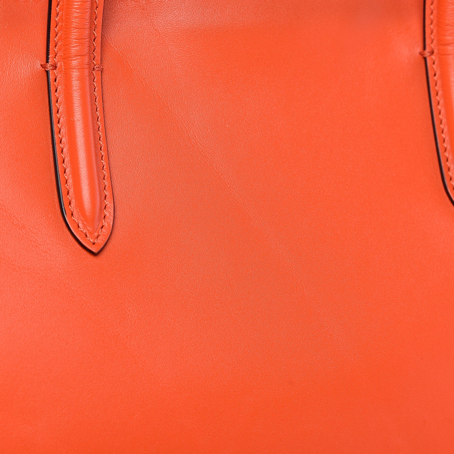 Alexander McQueen Calfskin Small Skull Padlock Zip Around Tote Orange 10 of 12