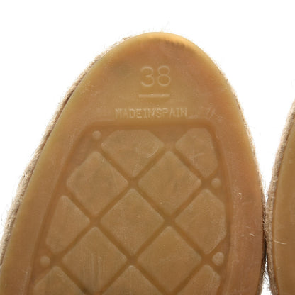 Chanel Lambskin CC Espadrilles 38 Red 8 of 11