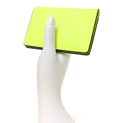 Louis Vuitton Taigarama Pocket Organizer Neon Yellow 2 of 7