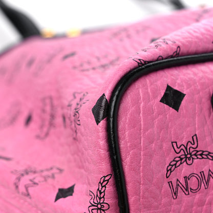 MCM Visetos Medium Project Reversible Shopper Tote Pink 9 of 15