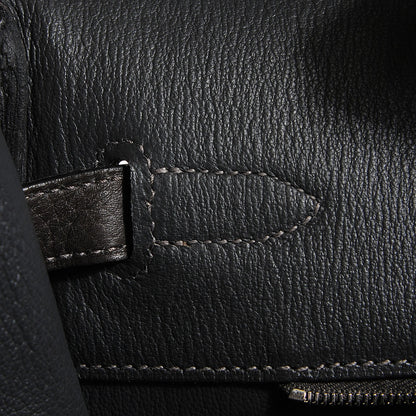 Hermes Taurillon Clemence Birkin 35 Graphite 19 of 27