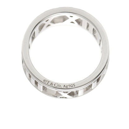 Tiffany Sterling Silver Wide Atlas Open Ring 48 4.5 4 of 5