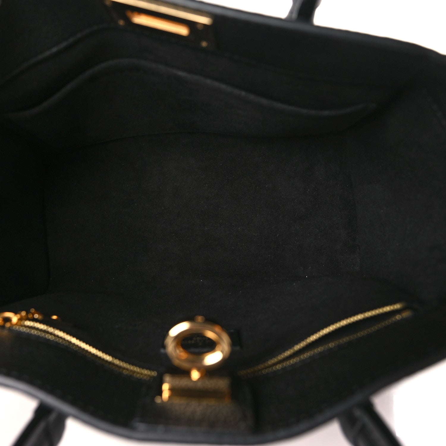 Louis Vuitton Calfskin Monogram On My Side PM Black 5 of 9