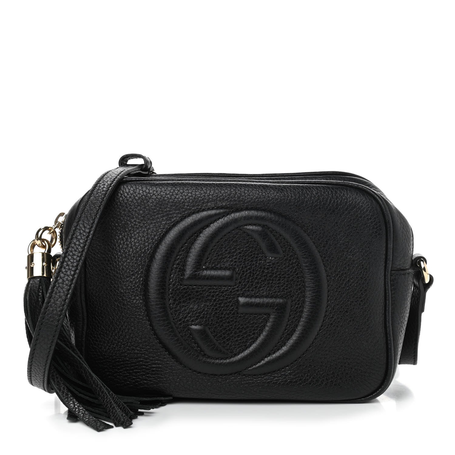 Gucci Pebbled Calfskin Small Soho Disco Bag Black 1 of 14