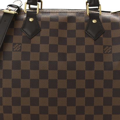 Louis Vuitton Damier Ebene Speedy Bandouliere 30 7 of 9