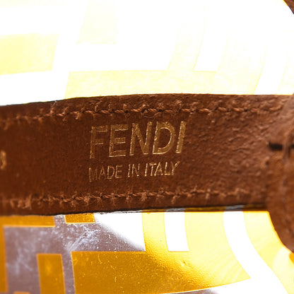 Fendi TPU FF Vitello Aura F is Fendi Grande Mon Tresor Bucket Bag Aranciata Cuoio 9 of 9