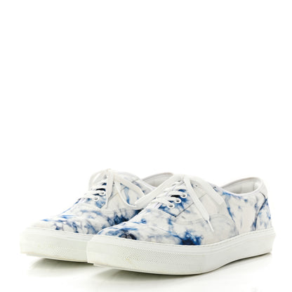 Louis Vuitton Denim Monogram Mens Trocadero Tie Dye Sneakers 10.5 Marine 3 of 8