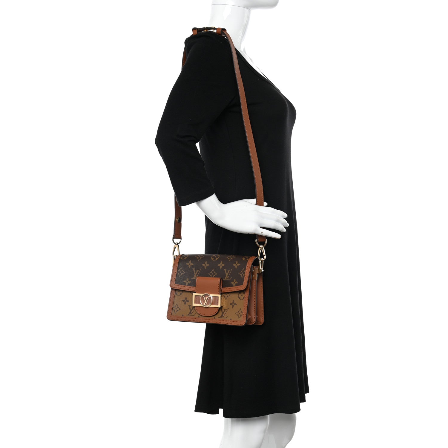 Louis Vuitton Reverse Monogram Dauphine Mini 2 of 9