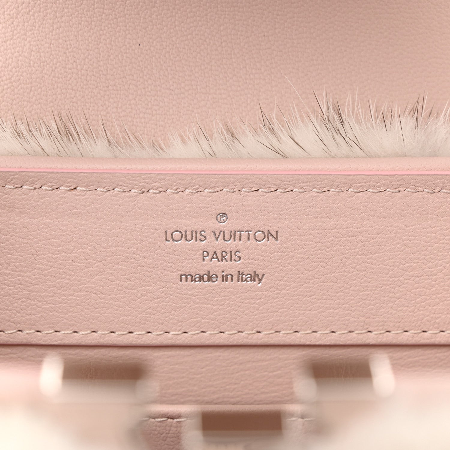 Louis Vuitton Mink Calfskin Goatskin Capucines Mini Silver Snow Grey Rosewater Pink 6 of 10