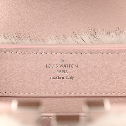 Louis Vuitton Mink Calfskin Goatskin Capucines Mini Silver Snow Grey Rosewater Pink 6 of 10