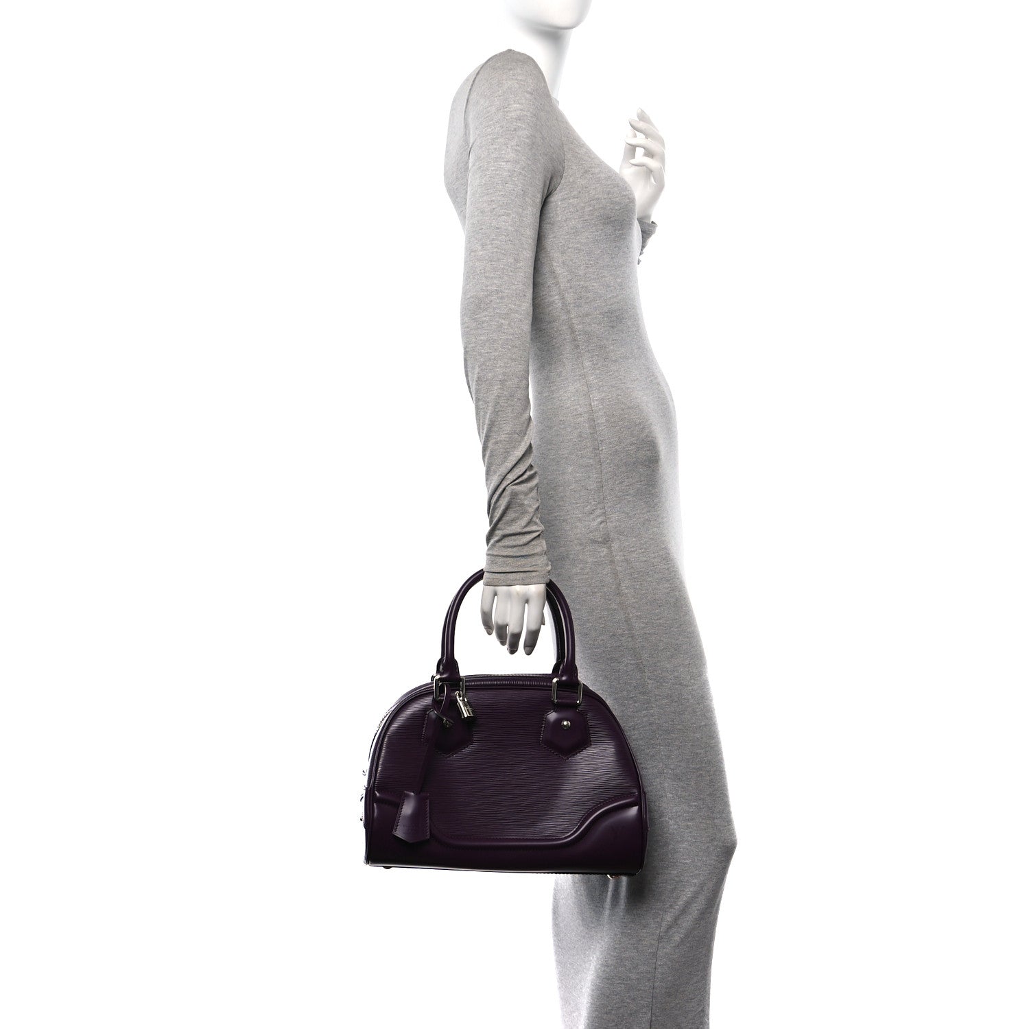 Louis Vuitton Epi Bowling Montaigne PM  Cassis 2 of 10