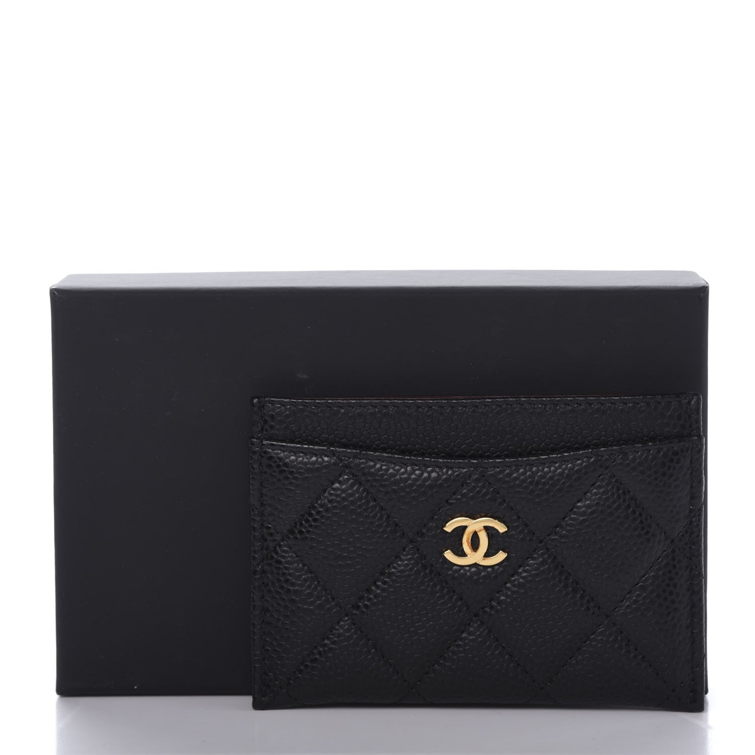 Chanel Caviar Quilted Card Holder Black 11 of 11