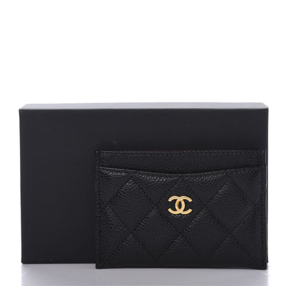 Chanel Caviar Quilted Card Holder Black 11 of 11