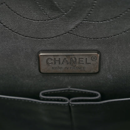 Chanel Snakeskin Jumbo Double Flap So Black 6 of 10
