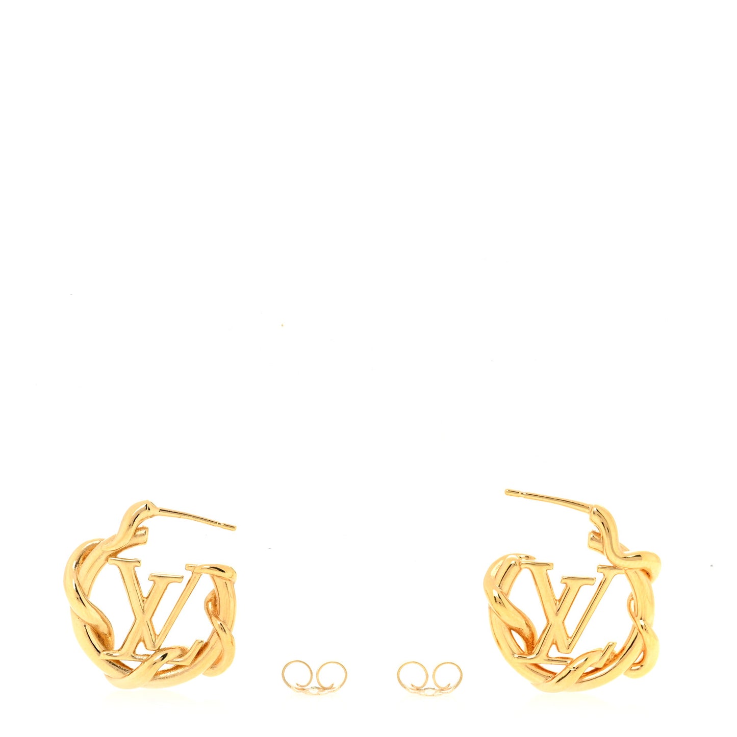 Garden Louise Hoop Earrings Gold