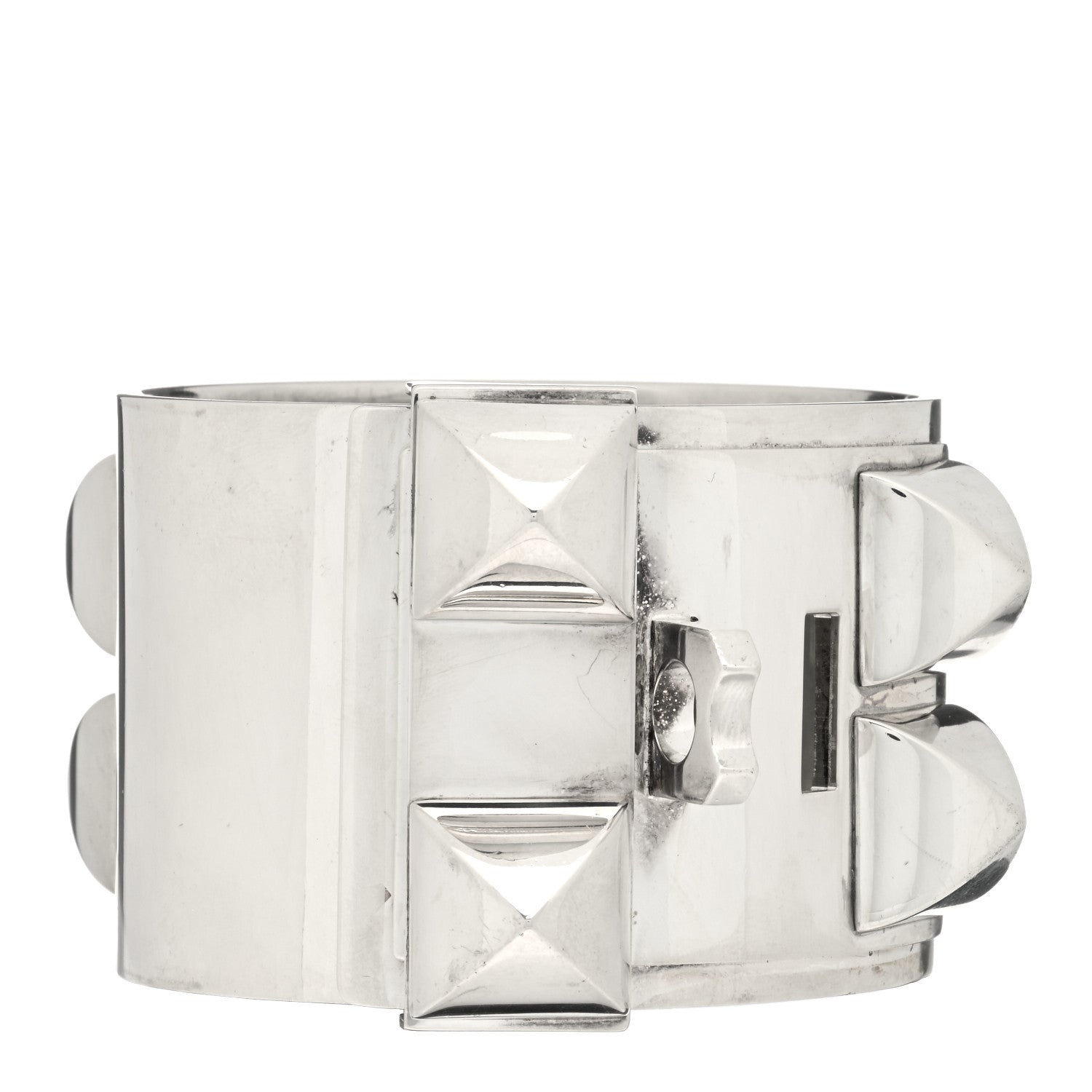 Hermes Sterling Silver Collier De Chien Bracelet 2 of 3