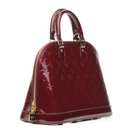 Louis Vuitton Vernis Alma PM Griotte 3 of 6