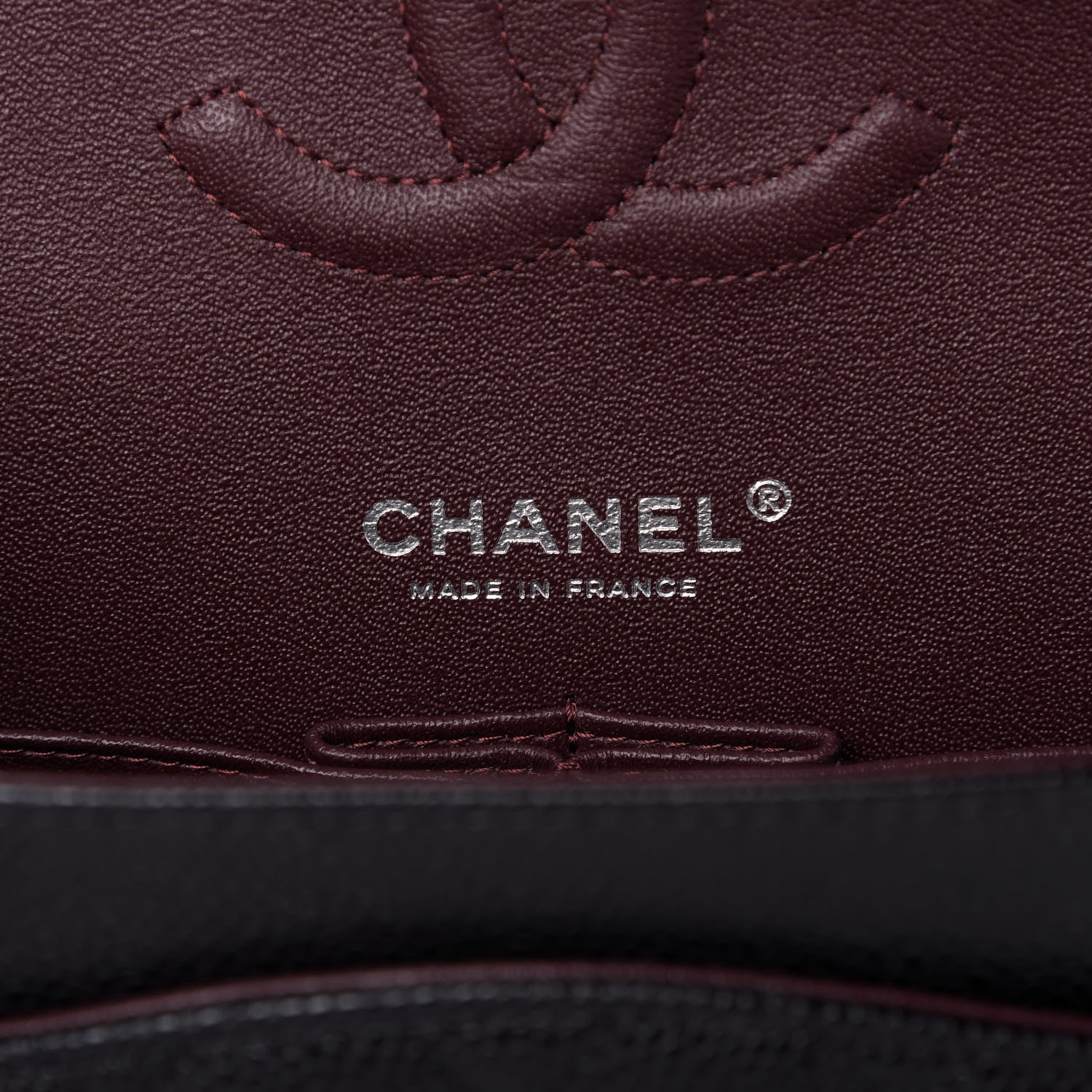 Chanel Caviar Quilted Medium Double Flap Black 8 of 10