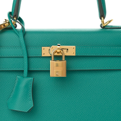 Hermes Epsom Kelly Sellier 25 Vert Verone 8 of 11