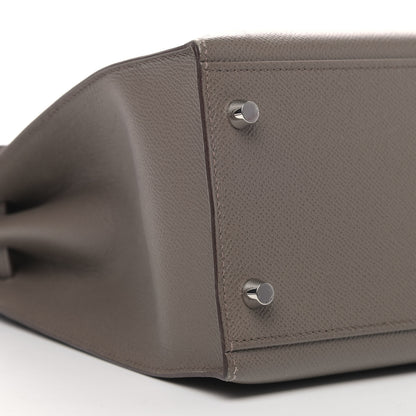 Hermes Epsom Kelly Sellier 32 Etain 35 of 41