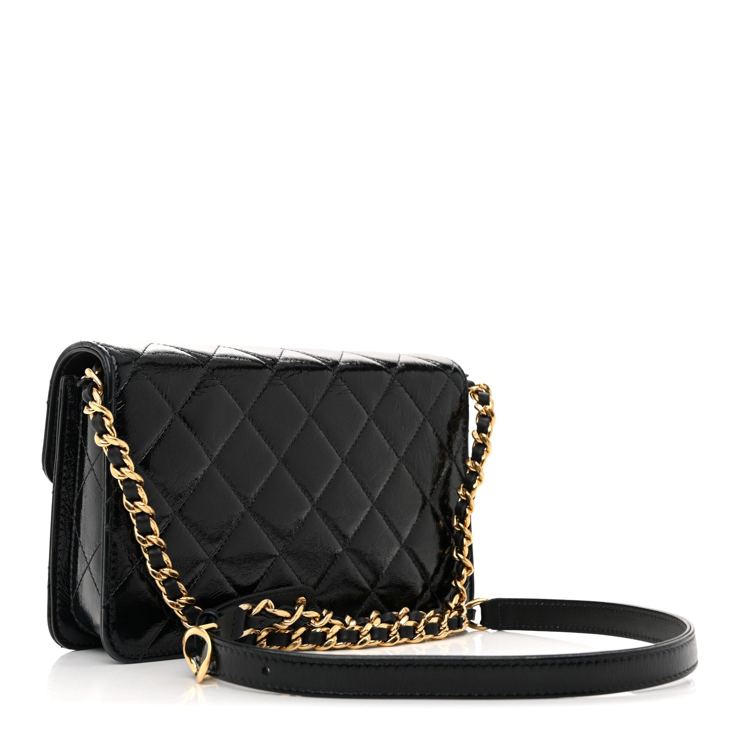 Chanel Patent Lambskin Quilted Flap Black 3 of 10