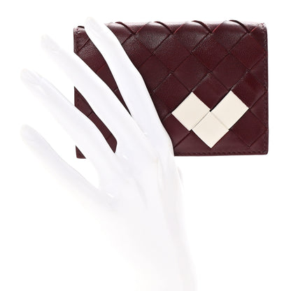 Bottega Veneta Nappa Intrecciato Heart Card Holder Barolo 2 of 6