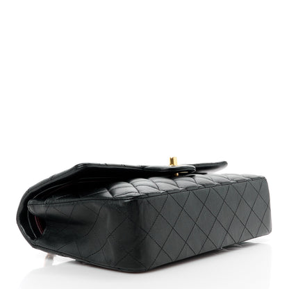 Chanel Lambskin Quilted Medium Double Flap Black 4 of 12