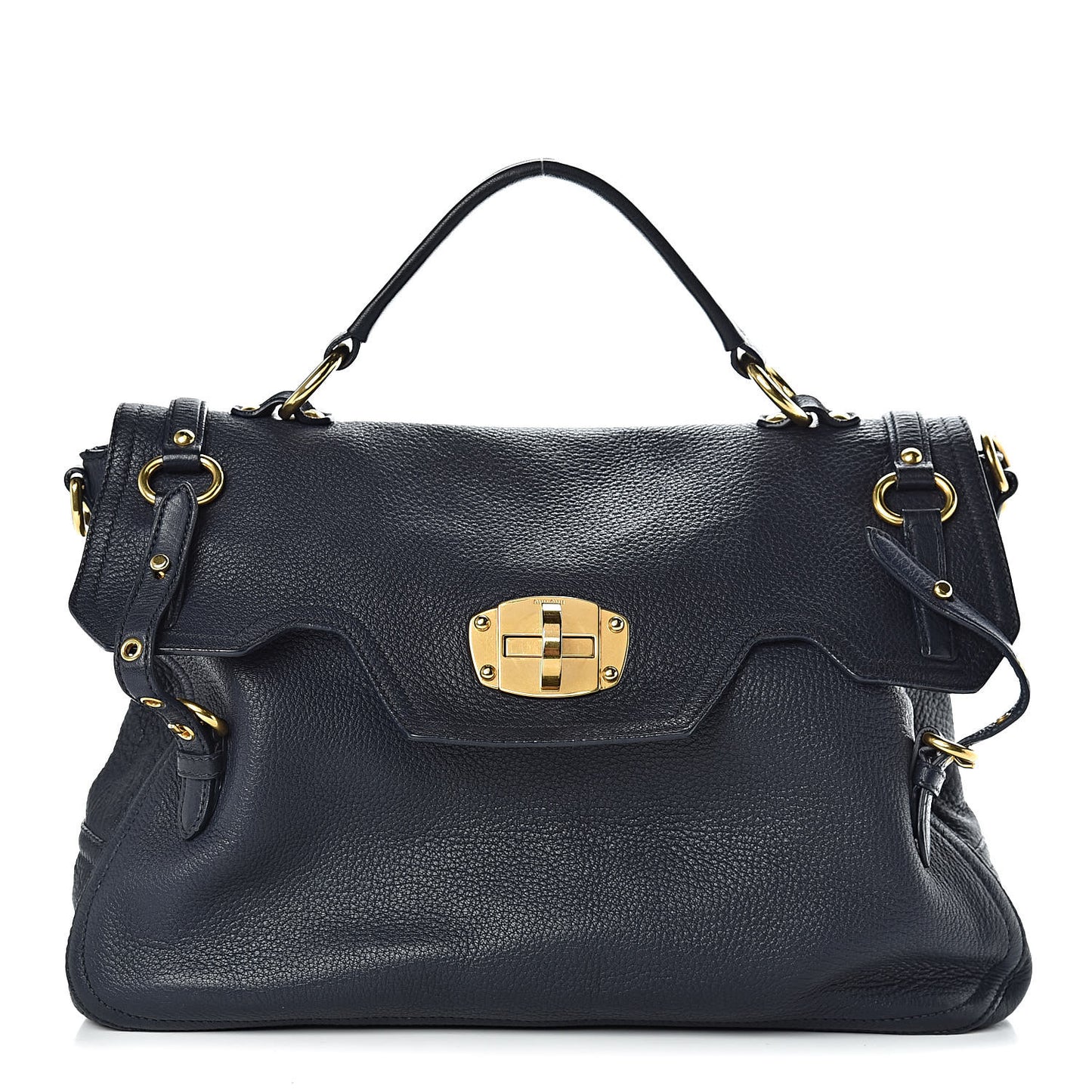 Cervo East-West Flap Satchel Blue