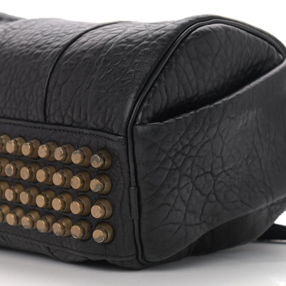 Alexander Wang Pebbled Lambskin Mini Rockie Black Rose Gold Hardware 8 of 10