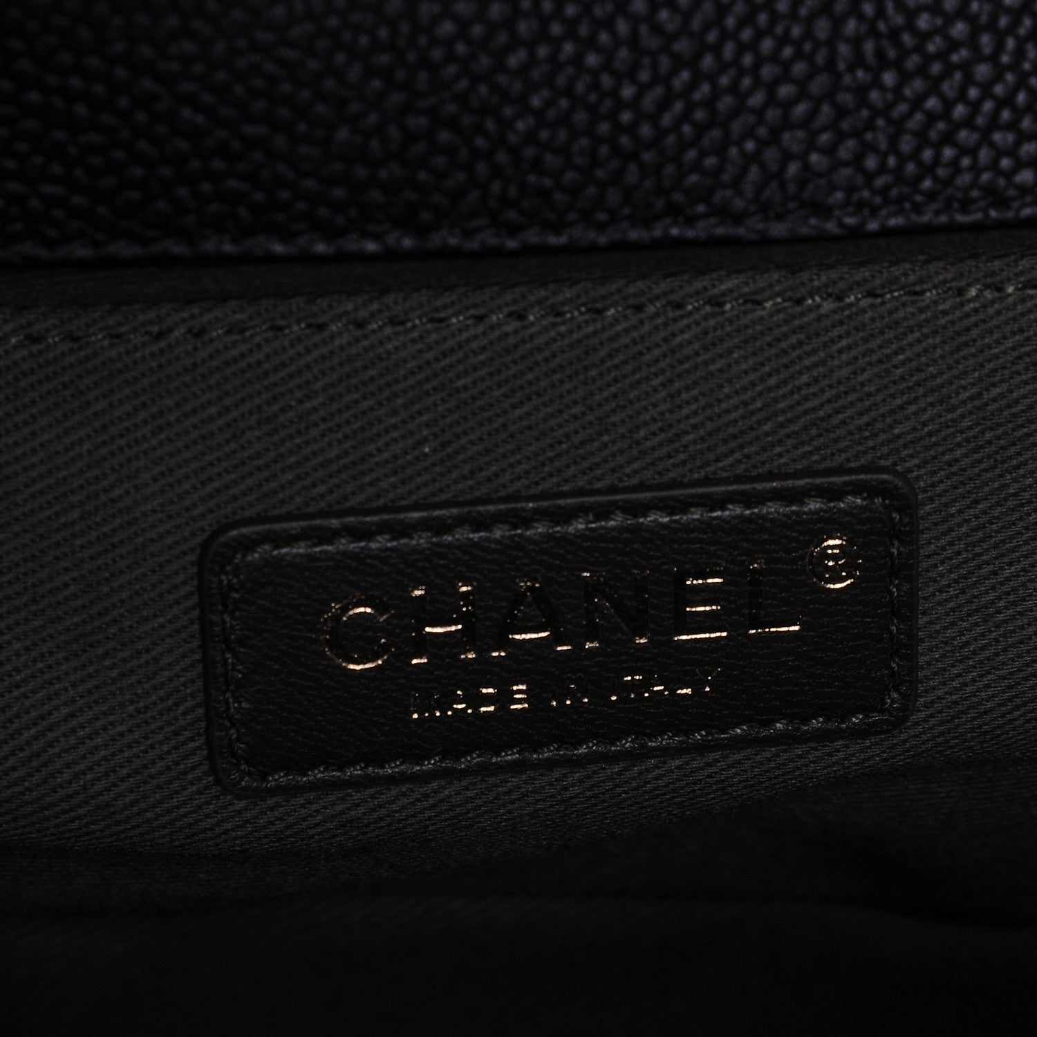 Chanel Caviar Quilted Medium Boy Flap Black 6 of 7