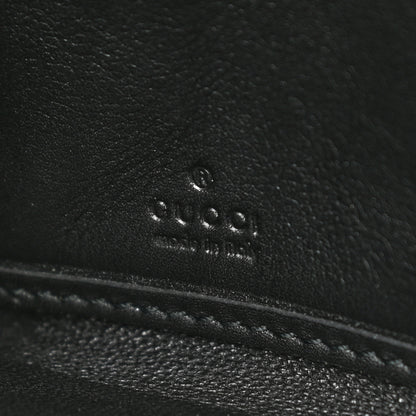 Gucci Guccissima Large Twins Zip Around Wallet Black 6 of 11