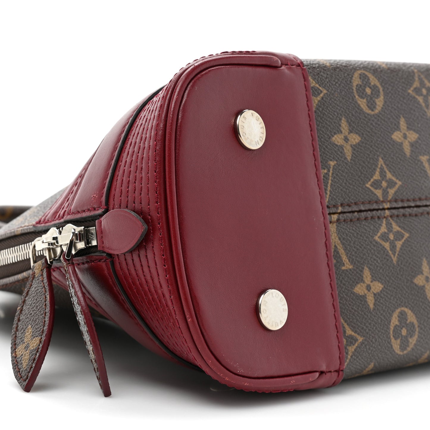 Monogram Shine Alma PM Bordeaux