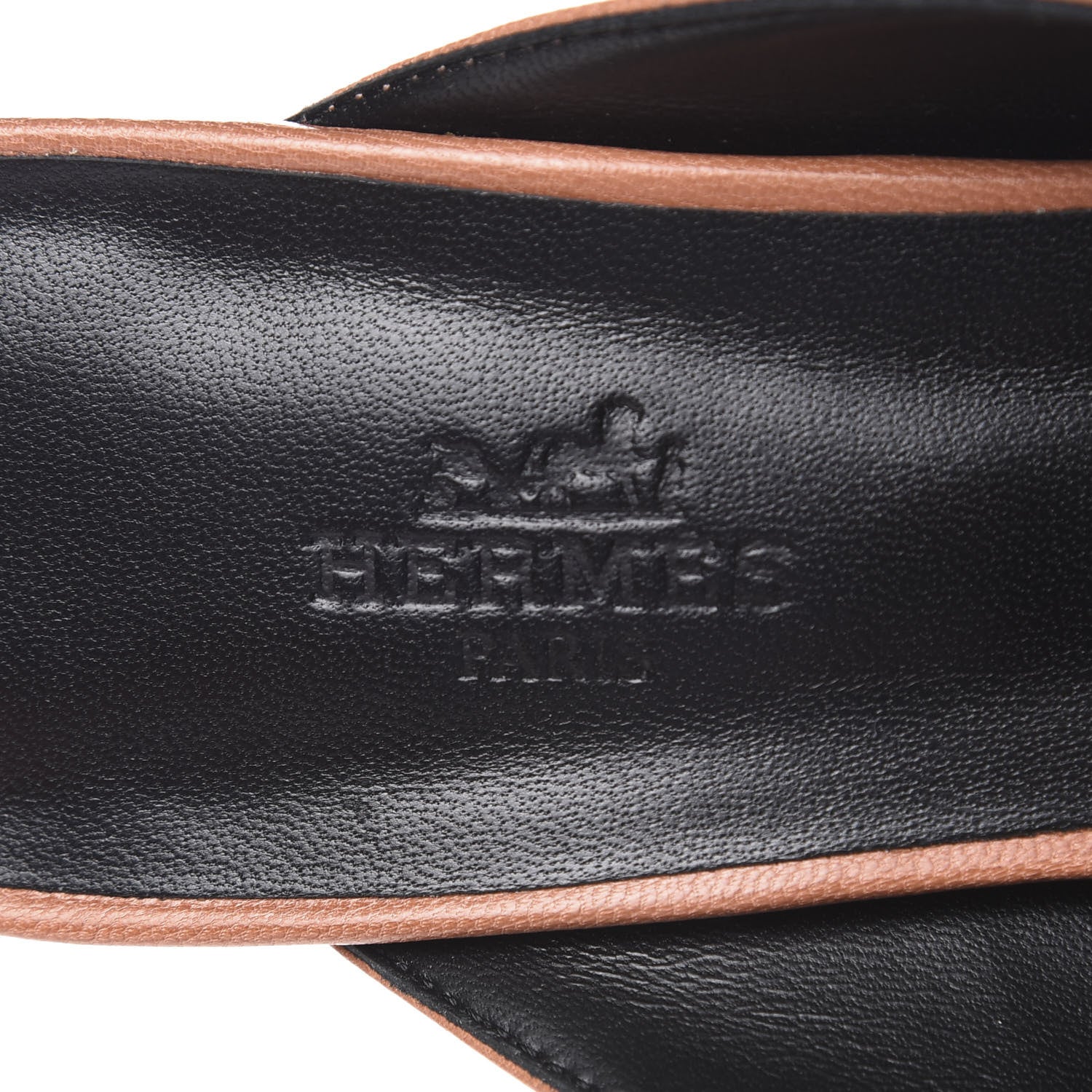 Hermes Goatskin Alma Sandals 37 Rose Bubinga 7 of 10